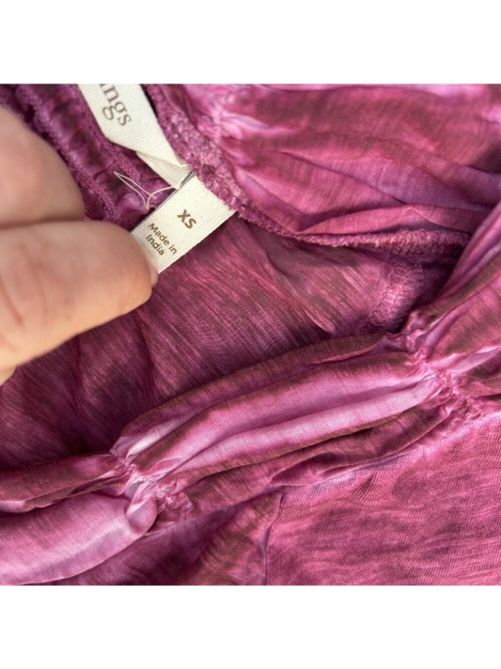 Soft Surroundings Magenta Pink Magnifico Embroidered Top Size XS Boho Floral - Picture 10 of 14